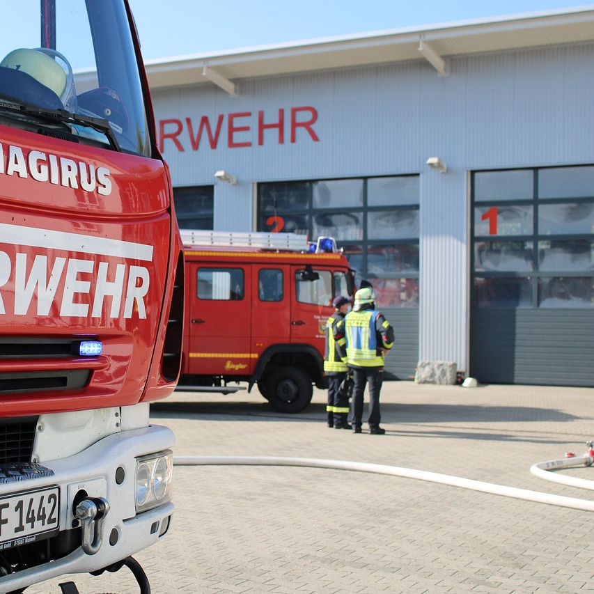 firefighter fire truck rescue