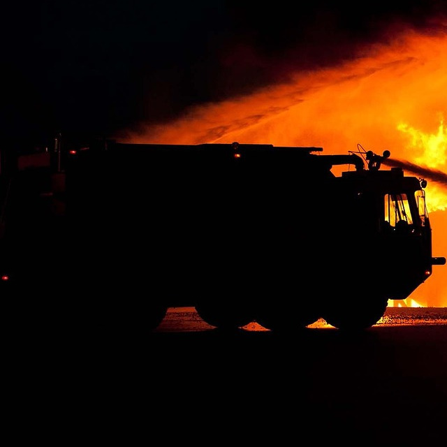 firefighter fire truck rescue